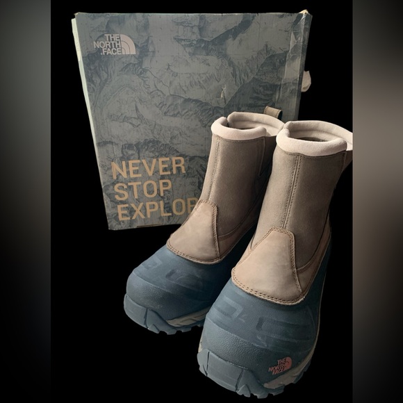 THE NORTH FACE Men’s Chilkat III Pull on Heat Seeker Insulated Warm Winter Boots - Picture 4 of 14